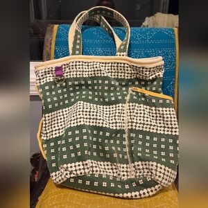 Lucky Brand Reversible Canvas Tote
